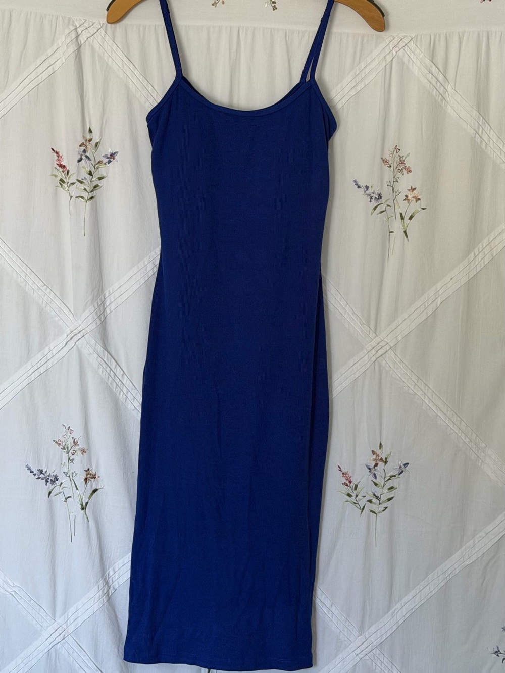 Popilush Royal Blue Spaghetti Strap Shaping Dress